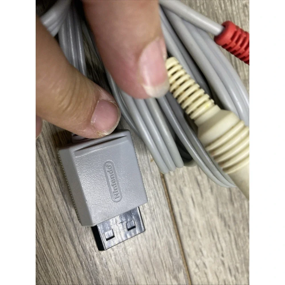 OFFICIAL OEM GENUINE Nintendo Wii AV VIDEO‎ COMPOSITE CABLE RVL-009